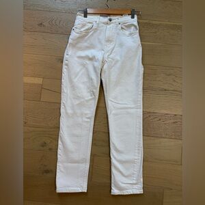 Women’s Everlane High Rise Straight Leg Jeans White